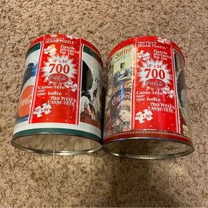 Coca-Cola Puzzles In Metal Tin
